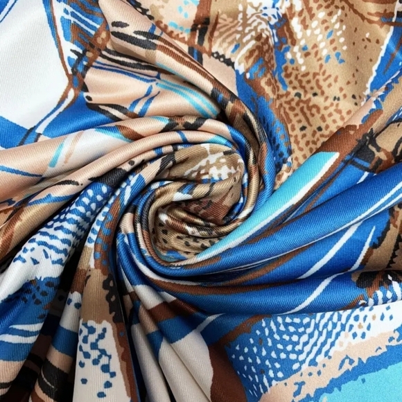 LAST ONE! new! Comfy Long-Sleeve V-Neck Dress – Colorful & Stylish Size Large - Picture 6 of 8